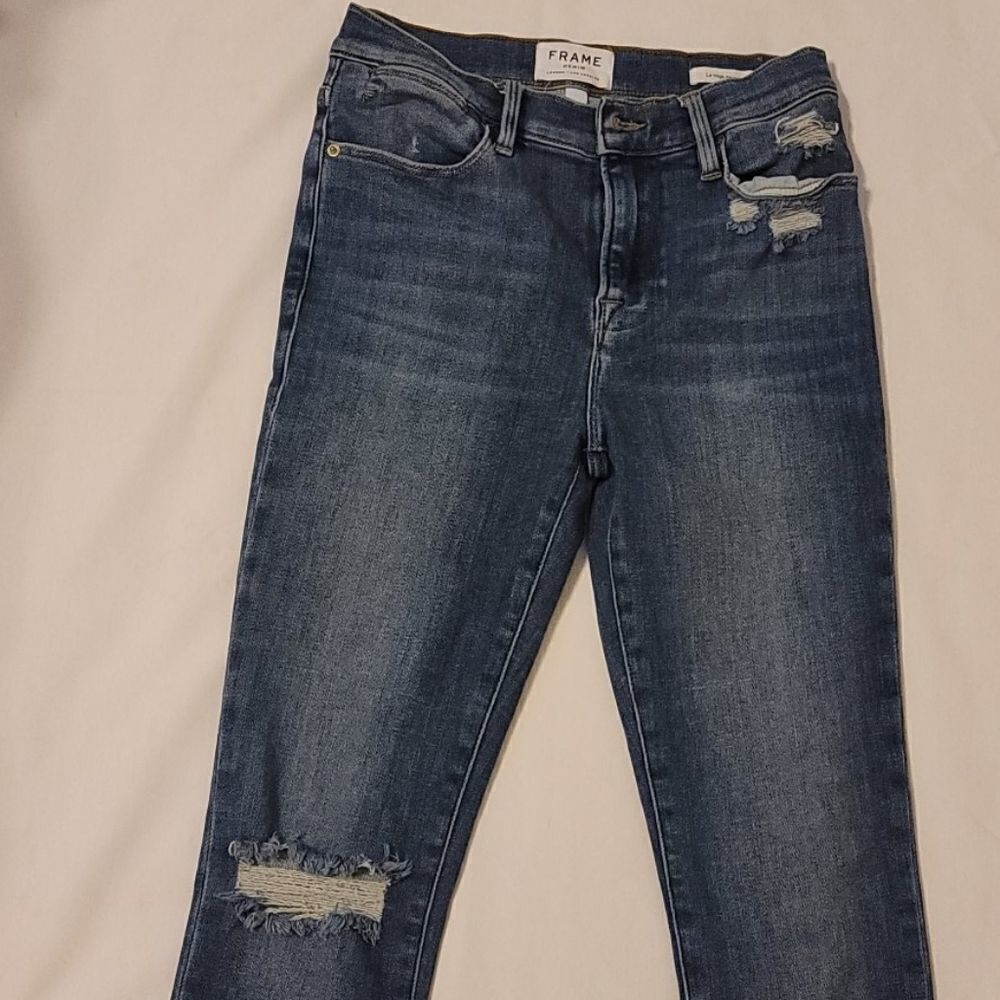 Frame high waist jeans size 26‎
